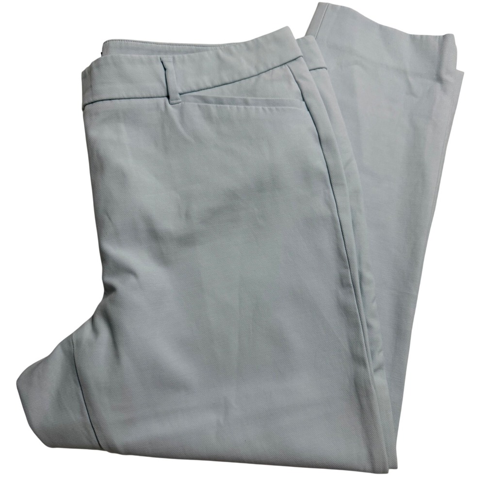 White House Black Market The Slim Ankle Pants Light Blue Modern Fit 14S